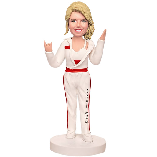 Custom Bobblehead: Unique and Stylish Super Cool Mom Bobblehead, a Personalized Collectible