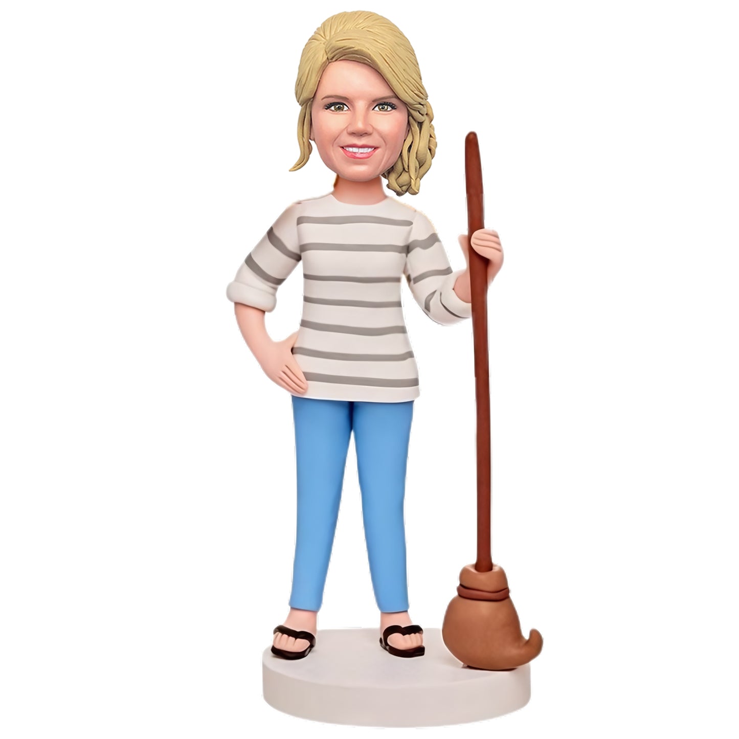 Custom Bobblehead: Personalized "Housewife" Bobblehead Based on Photo