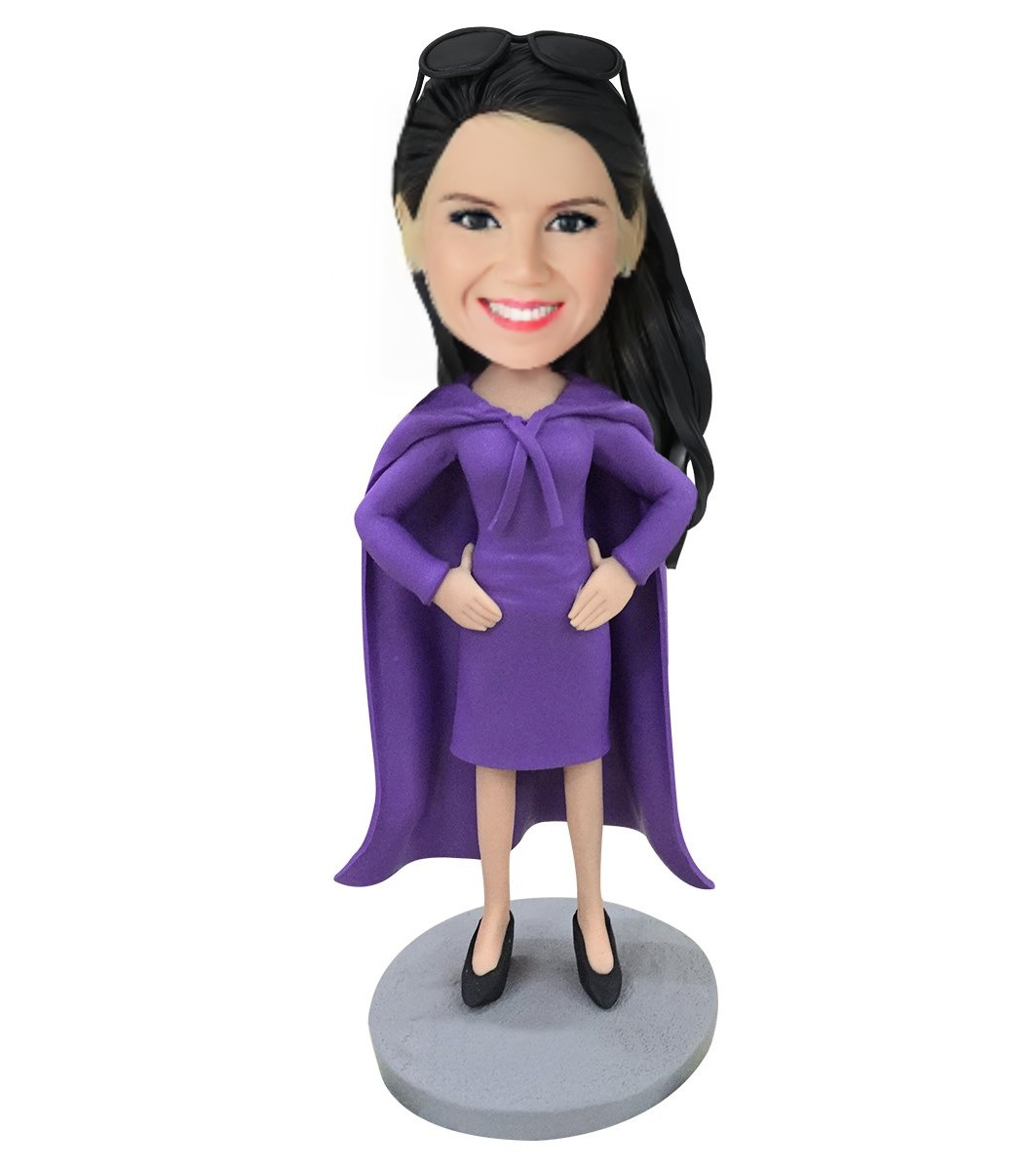 Female Popular Custom Bobblehead With Engraved Text