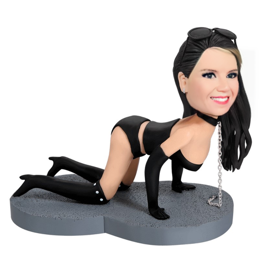 Sexy_Chain_Up_Woman_Custom_Bobblehead_With_Engraved_Text