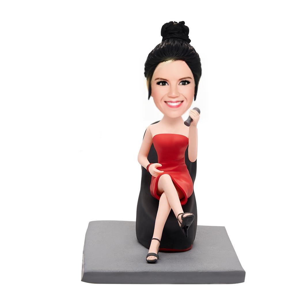 High Heels Custom Bobblehead With Engraved Text