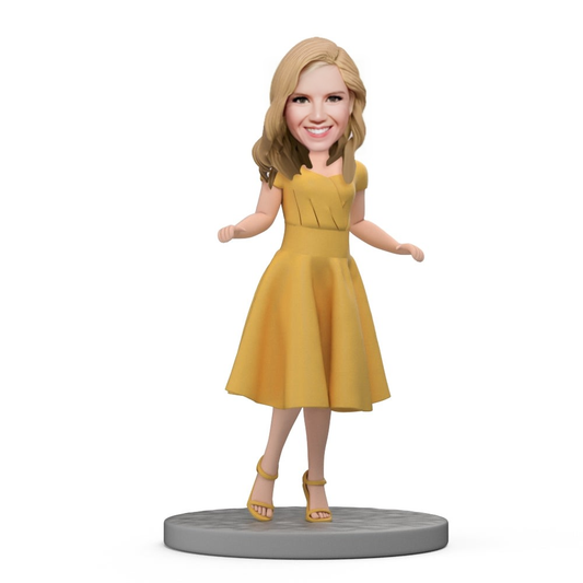 Mother&#x27;s Day Gift Custom Bobblehead - Customize Personalized  Bobblehead Gifts for Young Mom