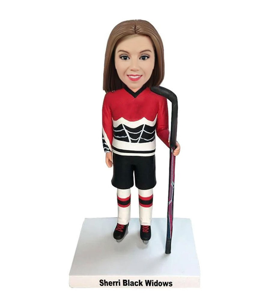 Custom Hockey Bobblehead Snowball Tournament Players Gift