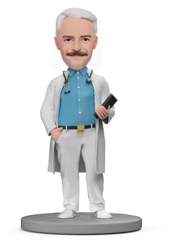 Highly Skilled Medical Doctors Custom Bobblehead With Engraved Text