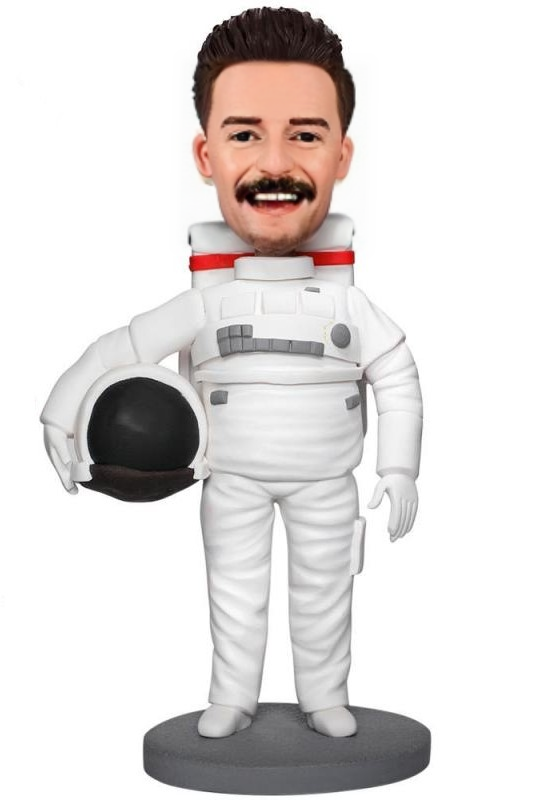 Astronaut Custom Bobblehead With Engraved Text