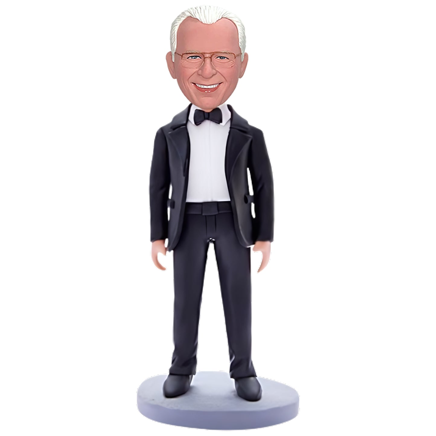 Business Man Custom Bobblehead With Inscribed Message