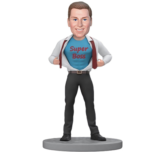 Custom Bobblehead of Exceptional Boss - Ideal Boss's Day Present For Him