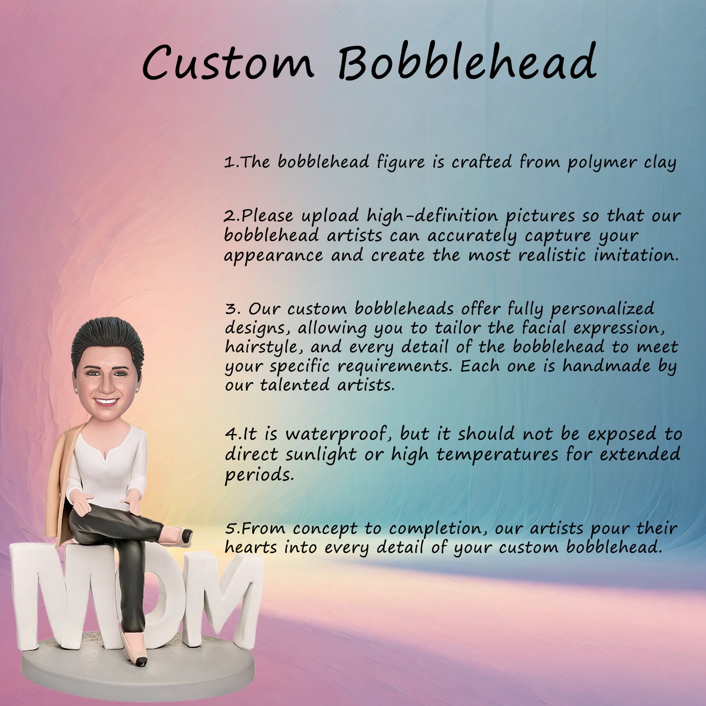 Custom Bobblehead: Celebrate the World's Greatest Mom with a Special Mother's Day Gift